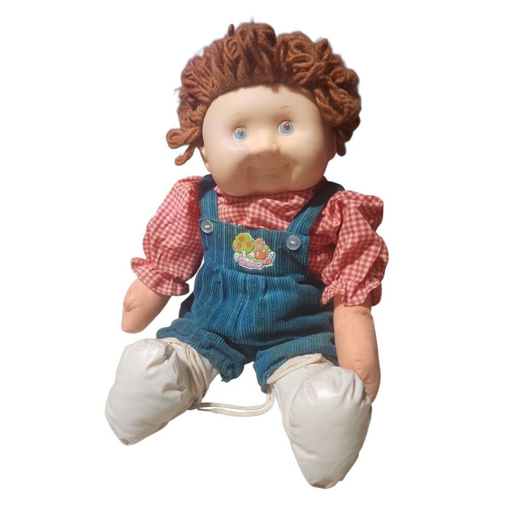 Vintage 1984 Fruit Kids Boy Apple Kid Doll by Hip Yick Soft Plush Toy
